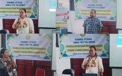Sosialisasi dan Pengimbasan Pembelajaran Mendalam serta KKA di SMKS YPK TIK Serui